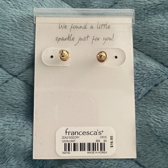 Diamond Droplet Earrings 💧 - Picture 2 of 2